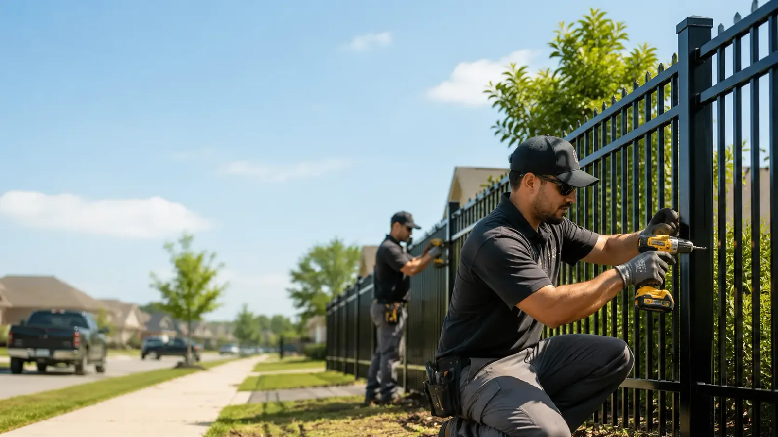 Metal Fence Installation in Hillsboro, AL